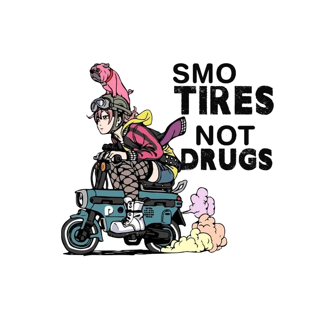 Smoke Tires Sticker